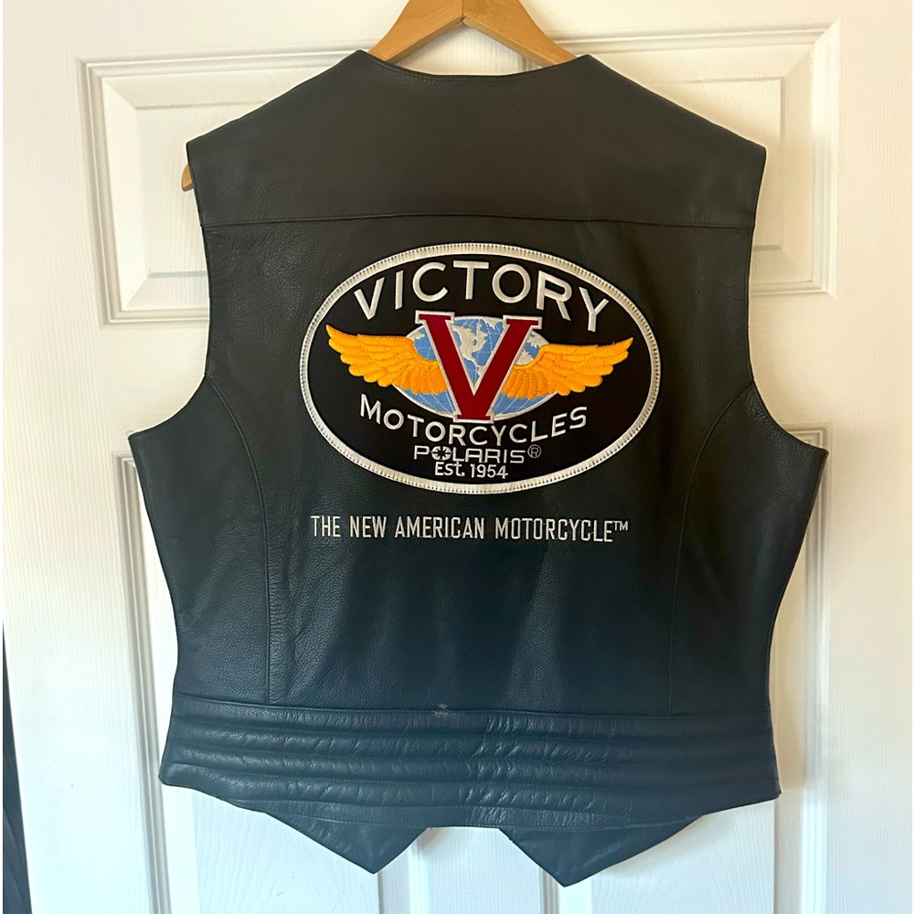 Leather Victory Motorcycle vest